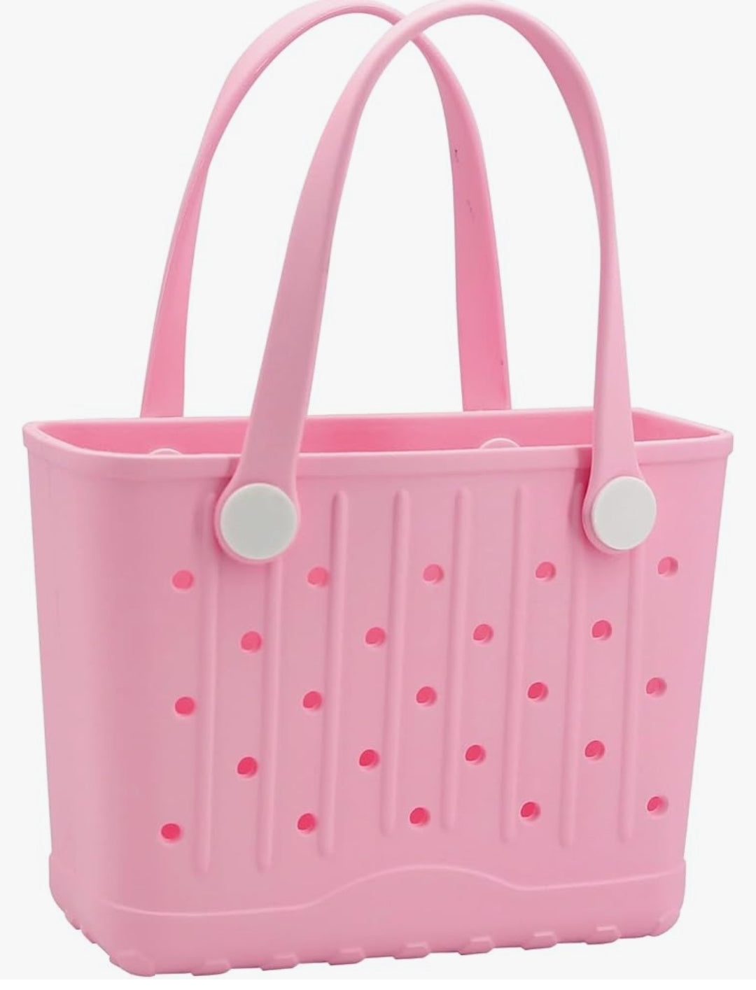 Pink Waterproof EVA Tote Bag